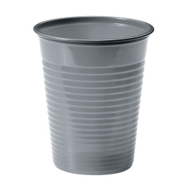 Plastic Cup PS Silver 200ml Ø7cm (50 Units) 