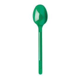 Plastic Spoon PS Green 17,5cm (600 Units)