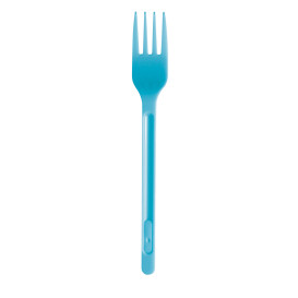 Plastic Fork PS Turquoise 17,5cm (20 Units) 