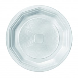 Plastic Plate PP Deep White "Deka" 22 cm (400 Units)