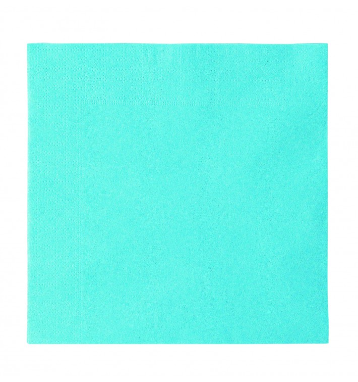 Paper Napkin 2 Layers Light Blue 33x33cm (1200 Units)