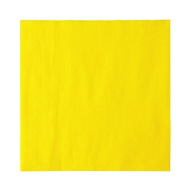 Paper Napkin 2 Layers Yellow 33x33cm (50 Units) 