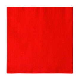 Paper Napkin 2 Layers Red 33x33cm (1200 Units)