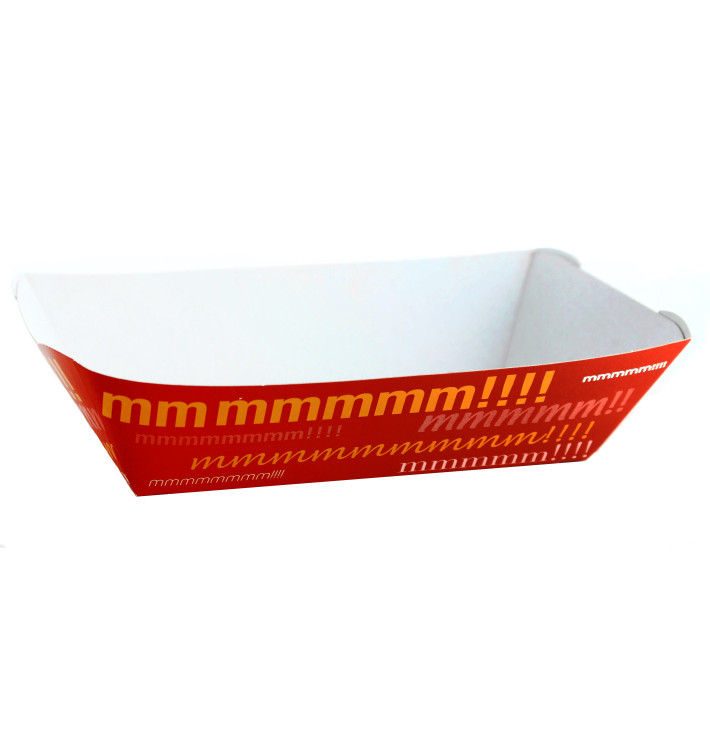 Paper Food Boat Tray 780ml 15,5x9x5,5cm (450 Units) Paper Food Boat Tray 780ml 15,5x9x5,5cm (450 Units)