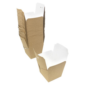 Paper Take-out Container Wok Kraft 950ml (25 Units)