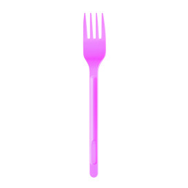 Plastic Fork PS Pink 17,5cm (600 Units)