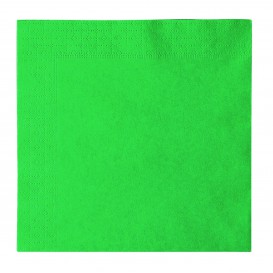 Paper Napkin 2 Layers Green 33x33cm (50 Units) 