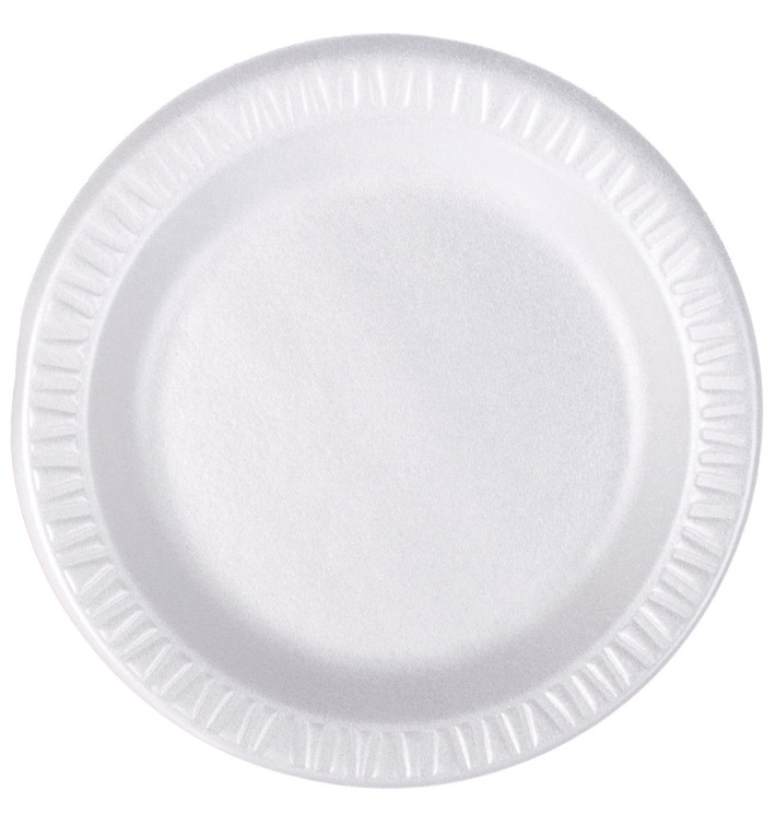 Foam Plate "Quiet Classic" Laminated White Ø18 cm (125 Units) Foam Plate "Quiet Classic" Laminated White Ø18 cm (125 Units)