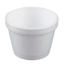 Foam Container White 4Oz/120ml Ø7,4cm (1000 Units)