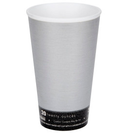 Foam Cup Fusion "Steele" 20Oz/591ml Ø9,4cm (20 Units) 