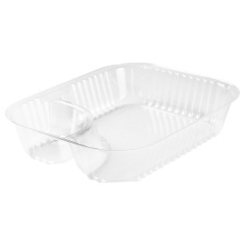 Plastic Deli Container Clear 2C 565ml "Nachos" (125 Units) 