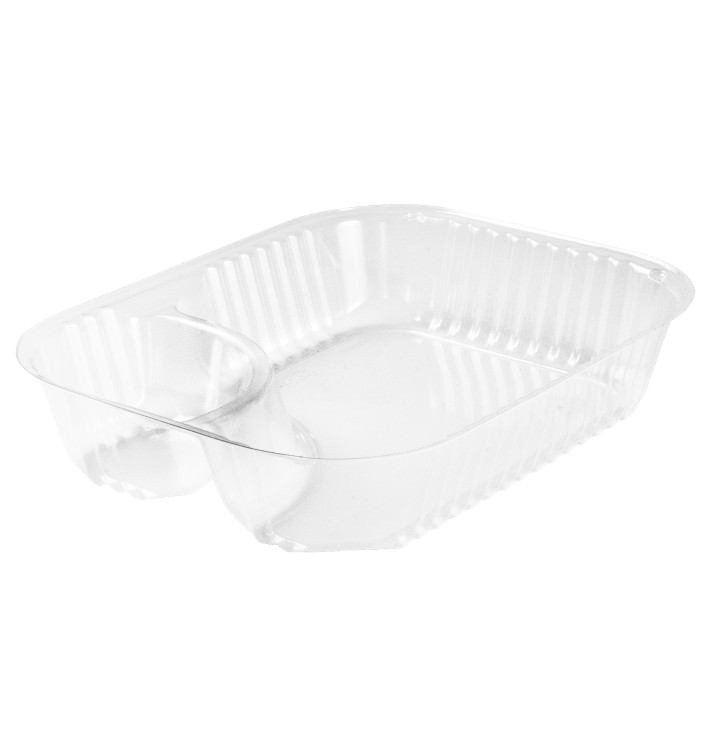 Plastic Deli Container Clear 2C 565ml "Nachos" (125 Units) 