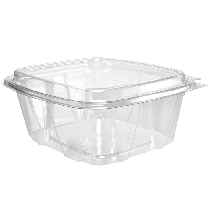 Plastic Deli Container PET Tamper-Evident High Dome Lid 950ml (200 Units) Plastic Deli Container PET Tamper-Evident High Dome Lid 950ml (200 Units)