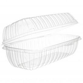 Plastic Hinged Deli Container OPS "Clear Seal" 290ml (100 Units)
