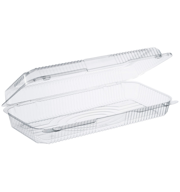 Plastic Hinged Deli Container OPS "StayLock" Clear 1485ml (100 Units) Plastic Hinged Deli Container OPS "StayLock" Clear 1485ml (100 Units)