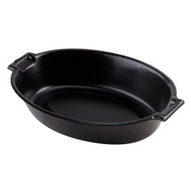 Foam Pot Foam "Quiet Classic" With Black Handles 18x13 cm (1000 Units)