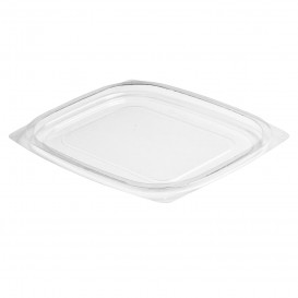 Plastic Lid OPS for Deli Container Flat Clear 237/355/473ml (63 Units) 
