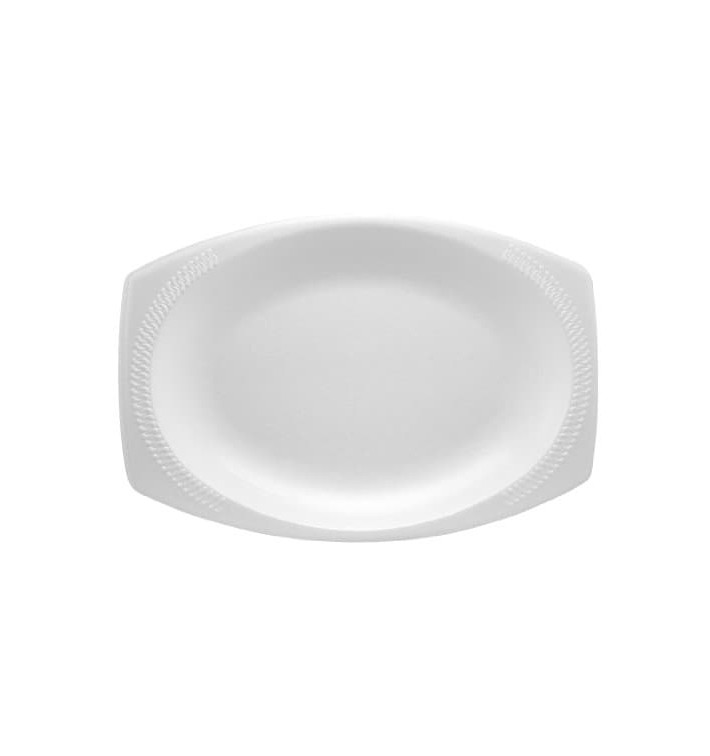Foam Tray "Quiet Classic" White 23X18cm (125 Units) Foam Tray "Quiet Classic" White 23X18cm (125 Units)