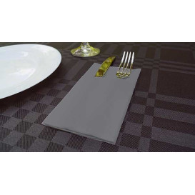 Pocket Fold Airlaid Napkins "Kanguro" Grey 40x40cm (480 Units)