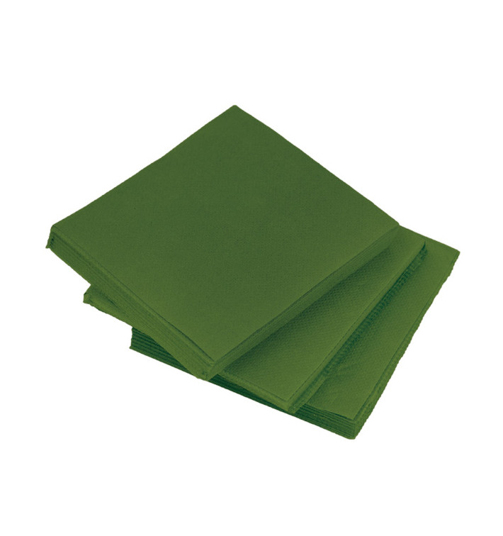 Paper Napkin Micropoint Green 20x20cm 2C (100 Units)