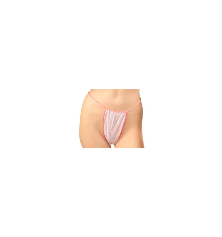 Disposable Mini Tanga TST PP Lady White (100 Units) Disposable Mini Tanga TST PP Lady White (100 Units)