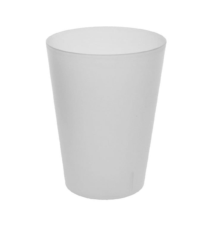 Plastic Pint Glass PP Reusable Translucent 500ml (384 Units) Plastic Pint Glass PP Reusable Translucent 500ml (384 Units)