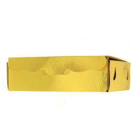 Paper Bakery Box Gold 11x6,5x2,5cm 100g (100 Units)