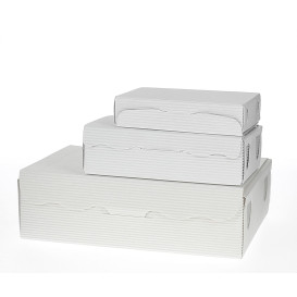 Paper Bakery Box White 20x13x5,5cm 1000g (100 Units) 