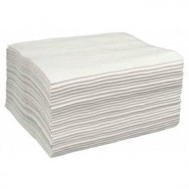 Disposable Spunlace Towel for Manicure Pedicure White 30x40cm 50g/m² (2000 Units)
