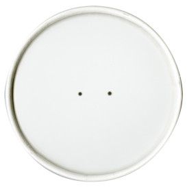 Paper Lid Flat White Ø11,7cm (500 Units)