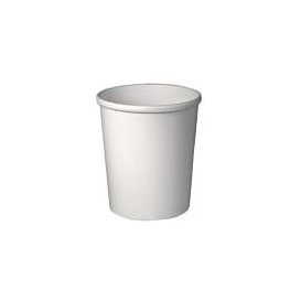 Paper Container White 32Oz/948ml Ø11,7cm (25 Units) 