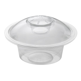 Plastic Deli Container 750ml + Plastic Lid "Press&Dress" + Portion Cup (150 Packs)