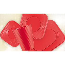 Plastic Cup PP "X-Table" Red 320ml (128 Units)