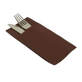 Pocket Fold Airlaid Napkins "Kanguro" Brown 40x40cm (480 Units)