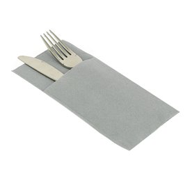 Pocket Fold Airlaid Napkins "Kanguro" Grey 40x40cm (480 Units)