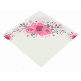 Airlaid Napkins "Bouquet" 40x40cm (600 Units)