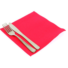 Paper Napkin Double Point Fuchsia 40x40cm (50 Units) 