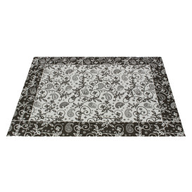 Paper Placemats 30x40cm "Cachemir" Black 50g (2500 Units)