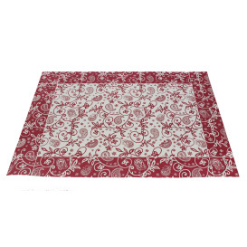 Paper Placemats 30x40cm "Cachemir" Burgundy 50g (2500 Units)