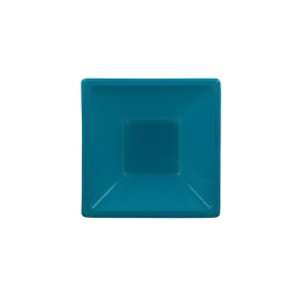 Plastic Bowl PS Square shape Turquoise 12x12cm (720 Units)