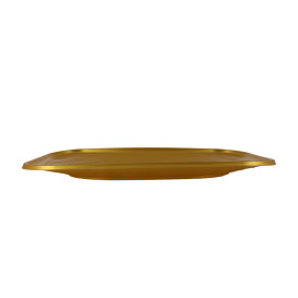 Plastic Tray Microwavable "X-Table" Gold 33x23cm (60 Units)