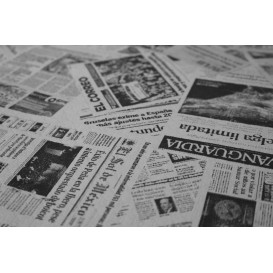 Paper Tablecloth Roll "Prensa" 1,2x100m 37g (6 Units)