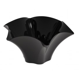 Tasting Plastic Bowl PS "Petunia" Black 70 ml (500 Units)