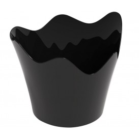 Tasting Plastic Bowl PS "Rain" Black 90 ml (25 Units) 