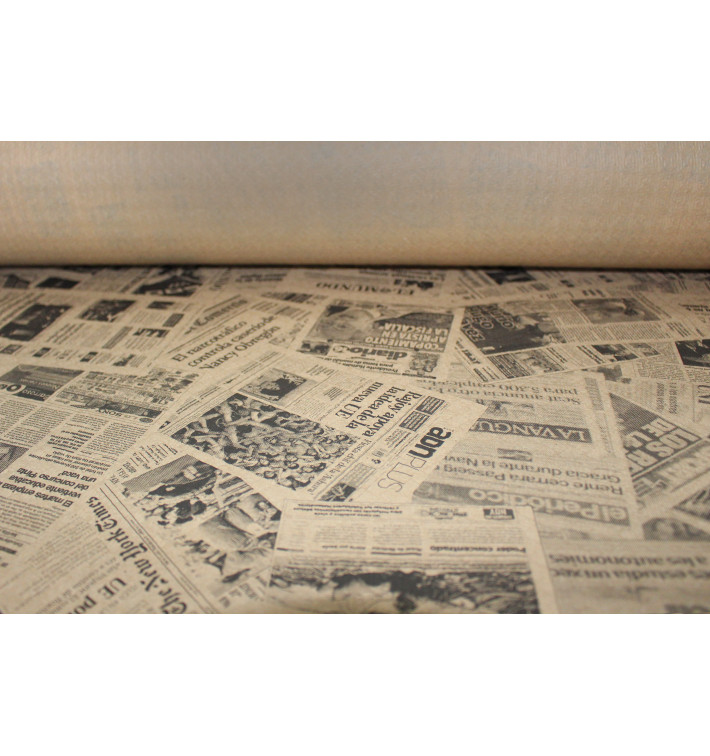 Paper Tablecloth Roll Kraft "Prensa" 1,2x100m 37g (6 Units) Paper Tablecloth Roll Kraft "Prensa" 1,2x100m 37g (6 Units)