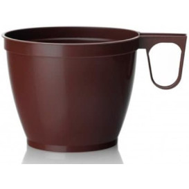 Plastic Cup Brown 180ml (50 Units)