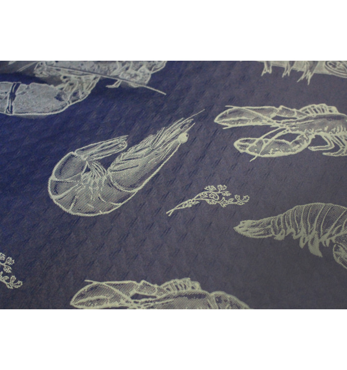 Pre-Cut Paper Tablecloth 1x1m "Marisco" Blue 37g 1x1m (400 Units) Pre-Cut Paper Tablecloth 1x1m "Marisco" Blue 37g 1x1m (400 Units)