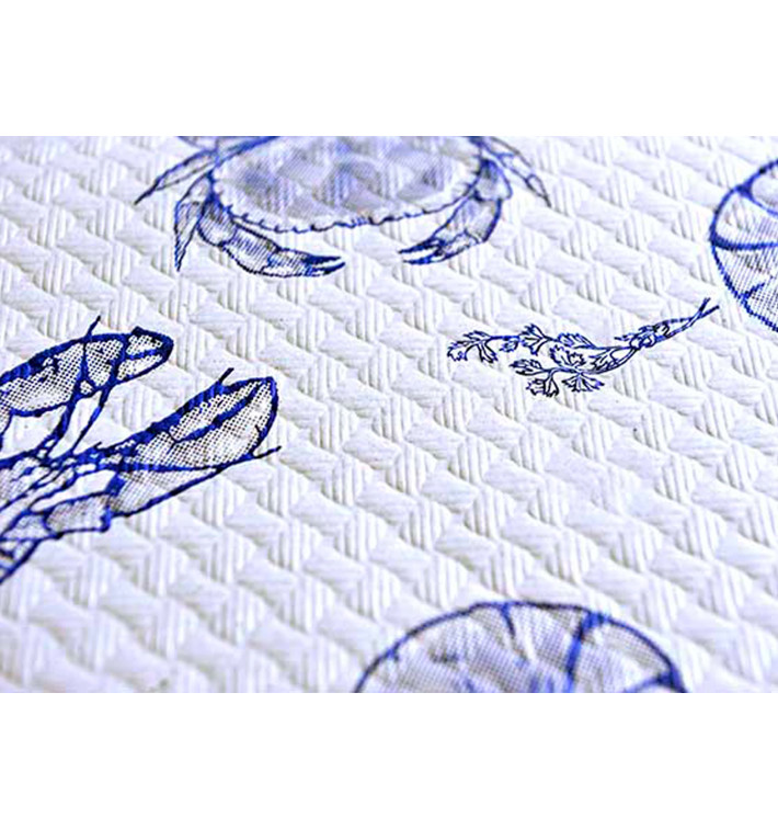 Pre-Cut Paper Tablecloth 1x1m White "Marisco" 37g 1x1m (400 Units) Pre-Cut Paper Tablecloth 1x1m White "Marisco" 37g 1x1m (400 Units)