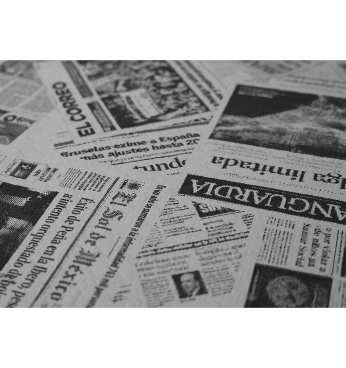 Pre-Cut Paper Tablecloth 1x1m White "Prensa" 37g 1x1m (400 Units) Pre-Cut Paper Tablecloth 1x1m White "Prensa" 37g 1x1m (400 Units)