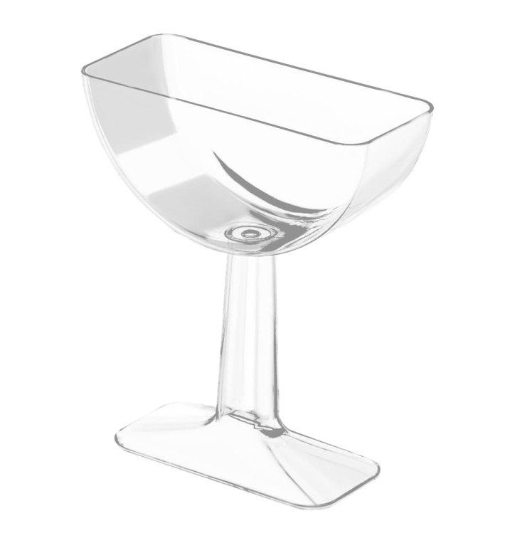 Plastic Tasting Glass PS "Tile" Clear 62ml (12 Units) Plastic Tasting Glass PS "Tile" Clear 62ml (12 Units)